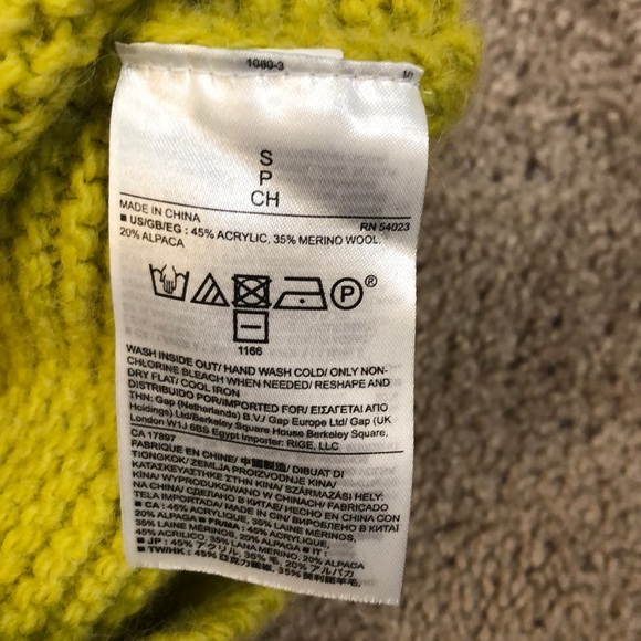 Banana Republic Lime Italian Yarn Sweater - Picture 3 of 5
